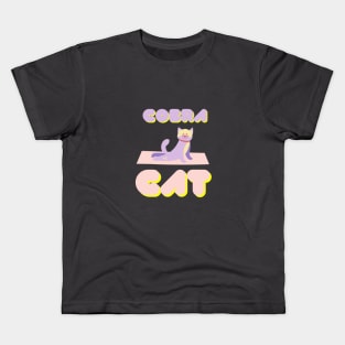 Cobra Cat Yoga Pose T-shirt Kids T-Shirt